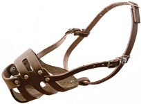 Намордник (Каскад) кожаный цельнокроеный для ротвейлера Намордник (Каскад) кожаный цельнокроеный для ротвейлера