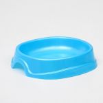 Миска №1 Favorite круглая пластиковая большая, 21,5х6,5см, 800 мл, голубая