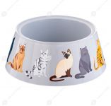 Миска (Zoo Plast) 'Cats' 0,7л, серая (19*19*7,5см) Миска (Zoo Plast) 'Cats' 0,7л, серая (19*19*7,5см)