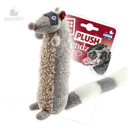 Игрушка (GiGWi) 75310 Енот с пищалкой 17см, серия PLUSH FRIENDZ