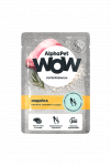 AlphaPet WOW (АльфаПет) 0,085кг пауч индейка ломтики в соусе для котят (310585) NEW