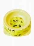 Миска №1 меламиновая 'Пандочка' 150мл, d=12,5см, желтая