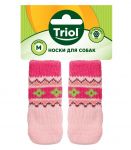 Носки (Triol) для собак Цветы, размер M