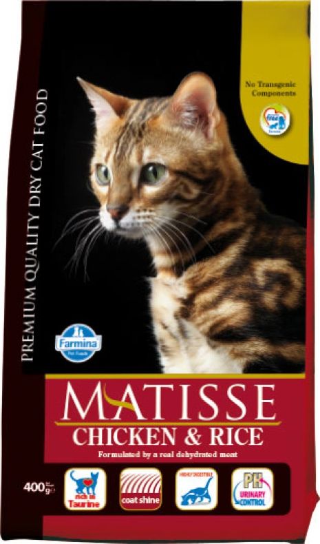 Farmina (Фармина) Matisse 0,4кг курица с рисом сухой для кошек (9100)