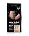 AlphaPet Superpremium (АльфаПет) 3кг с цыпленком сухой для котят, беременных и кормящих кошек (312282) NEW