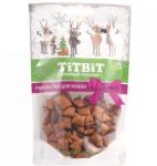 TiTBiT 0,05кг хрустящие подушечки для кошек с паштетом из лосося (Новогодняя коллекция)