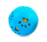 Игрушка Nunbell пищалка Мяч Лапки d=7см, микс для собак