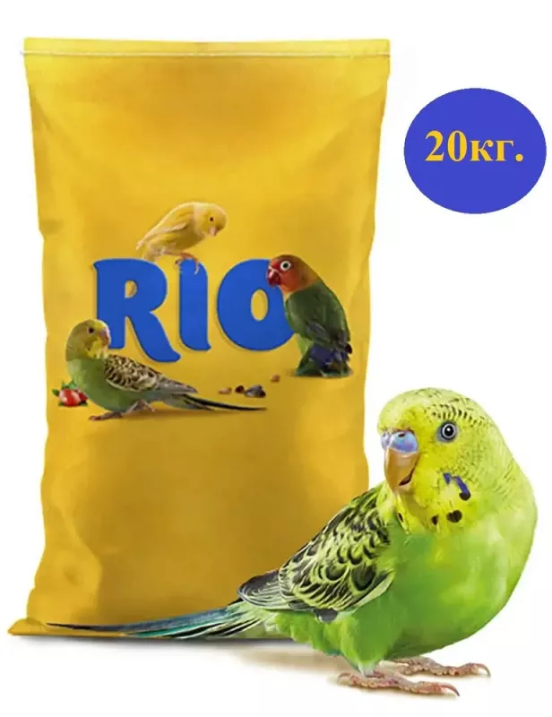 Rio 20кг корм для волнистых попугайчиков основной рацион