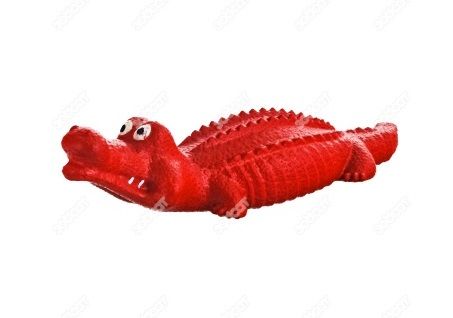 Игрушка Wogy Крокодил 23.5х6.5х4.5см, ETPU, микс для собак