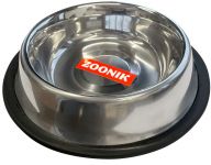 Миска (Зооник) 0,45л металлическя противоскользящая