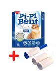 Pi-Pi-Bent 5кг DeLuxe Classic комкующийся, наполнитель для кошек (упаковка 4шт.) + подарок