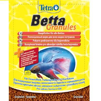 Tetra Betta Granules 0,005кг корм гранулы для лабиринтовых рыб