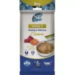Farmina N&D Ocean Cat Cream 0,06кг лакомство крем-суп Дары моря с лососем и тунцом для взрослых кошек (108910)