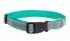 Ошейник (Аркон) DOG&VOGUE со светоотражающей полосой шир. 25мм, зеленый