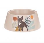 Миска (Zoo Plast) 'Dogs' 0,7л, бежевая (19*19*10см)