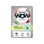 AlphaPet WOW (АльфаПет) 0,085кг пауч кролик с потрошками ломтики в соусе для кошек (655193)