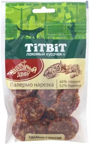 TitBit 0,08кг Колбасный двор нарезка Палермо