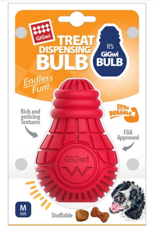 Игрушка (GiGWi) 85026 резиновая лампочка 10 см для собак, серия BULB RUBBER