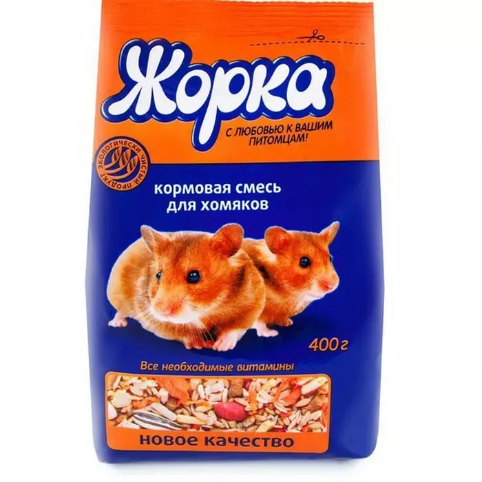 Жорка 0,4кг корм для хомяков (пакет)