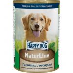 Happy Dog Natur Line 0,41кг телятина с овощами консервы для собак (554401) NEW