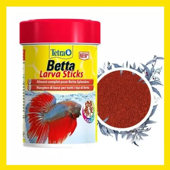 Tetra Betta Larva Sticks 0,1л корм гранулы для тропических бойцовых рыб