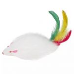 Игрушка (Triol) Мышь-погремушка с пером 60-65мм (SH07) 1уп (1/24)