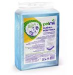 Пеленки (Petmil) впитывающие одноразовые 60*40 10шт для животных Пеленки (Petmil) впитывающие одноразовые 60*40 10шт для животных