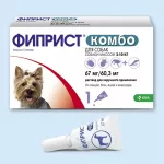 Фиприст Комбо 0,67мл 2-10кг (1пип) противопаразитарный для собак (ЛИЦЕНЗИЯ) Фиприст Комбо 0,67мл 2-10кг (1пип) противопаразитарный для собак (ЛИЦЕНЗИЯ)