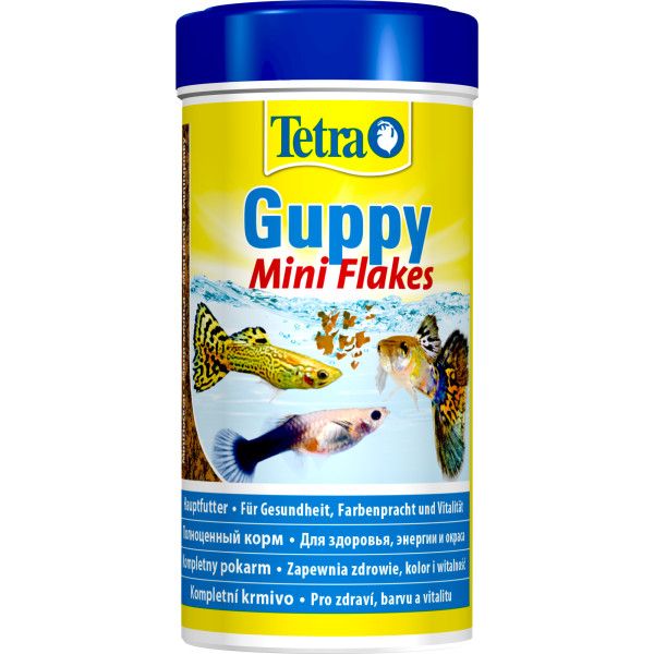 Tetra Guppy Mini Flakes 0,25л корм хлопья для гуппи