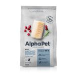 AlphaPet Superpremium Monoprotein (АльфаПет) 1,5кг из белой рыбы сухой для кошек (311483) NEW