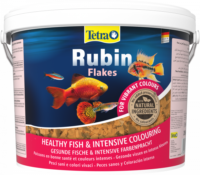 Tetra Rubin 10л корм хлопья для окраски рыб