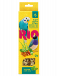 Rio палочки 0,04кг*2шт для волнистых попугайчиков и экзотов суперзелень и водоросли, 80г