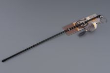 Дразнилка Wogy Мышка 9см (натуральный мех-норка) съемная на палочке l=45см для кошек