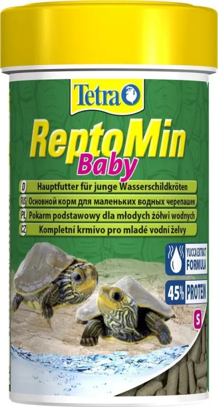 Tetra ReptoMin Baby 0,1л корм мини палочки для молодых черепах