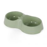 Миска (Alta) Юта, 0,2л двойная, оливковая (23*12,5*6,1см)