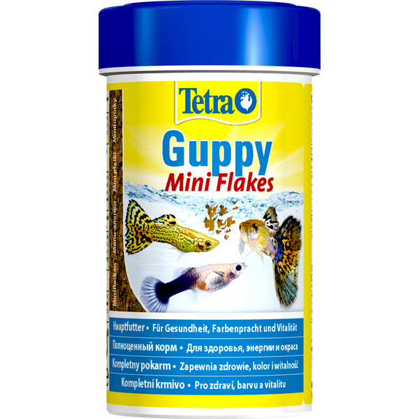 Tetra Guppy Mini Flakes 0,1л корм хлопья для гуппи