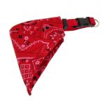 Ошейник (Каскад) нейлон с косынкой 25мм*40*65см красный Ошейник (Каскад) нейлон с косынкой 25мм*40*65см красный