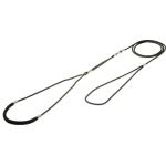 Ринговка (V.I.Pet) с кольцом круглая с расширителем РЕХ-2.5*8, чёрная