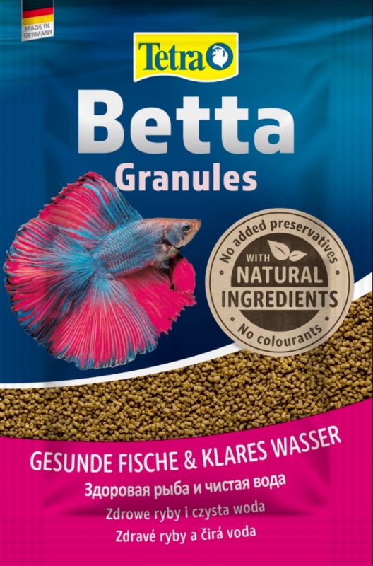 Тетра Betta Granules 5 г, корм в форме гранул для петушков (330122)