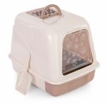 Туалет (Alta) закрытый с выдвижным лотком, бежевый (50,5*39*41см)