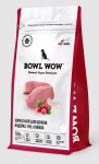 Bowl Wow 17кг индейка с рисом и клюквой сухой для щенков средних пород  (661153) (Только для заводчиков)