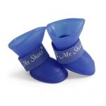 Сапожки (Triol) резиновые для собак S (на липучке) синие