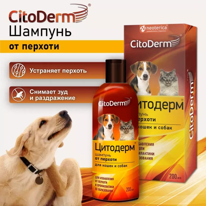 Шампунь (CitoDerm) от перхоти, 200мл