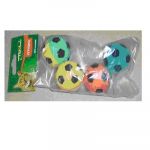 Игрушка (Triol) 'зефирный' мяч футбольный двухцветный 02N(4шт)