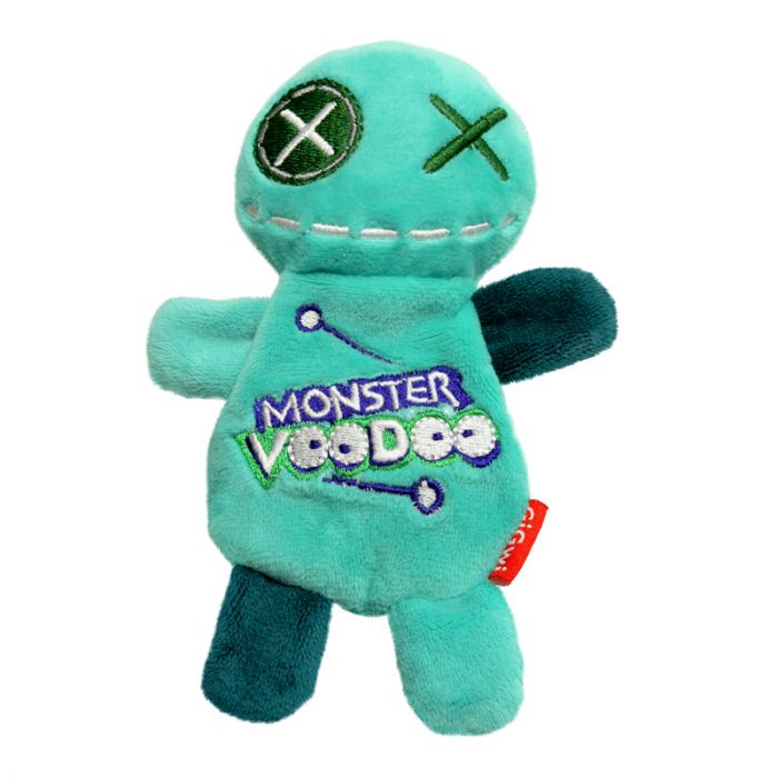 Игрушка (GiGwi) 85054 Кукла-Вуду зеленая для собак серия MONSTER VOODOO, 17,5 см