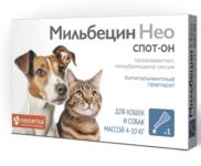 Мильбецин Нео спот-он для кошек и собак 4-10 кг (ЛИЦЕНЗИЯ)