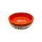 Миска №1 керамическая с рыбкой 320мл, 13,4x13,4x4см, оранжевая