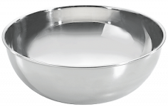 Миска Уют металл матово-черная/медная 290мл, d-12см