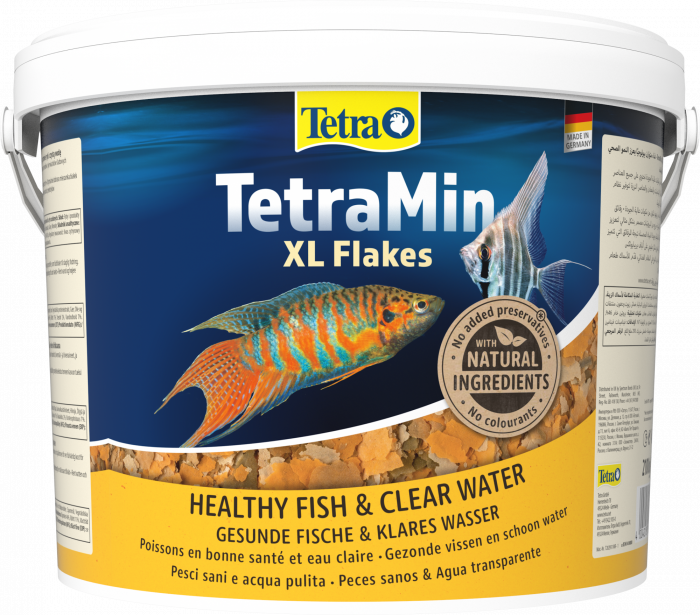 Tetra Min XL Flakes 10л корм хлопья крупные для рыб