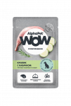 AlphaPet WOW (АльфаПет) 0,085кг пауч кролик и кабачок ломтики в соусе для собак (312176) NEW